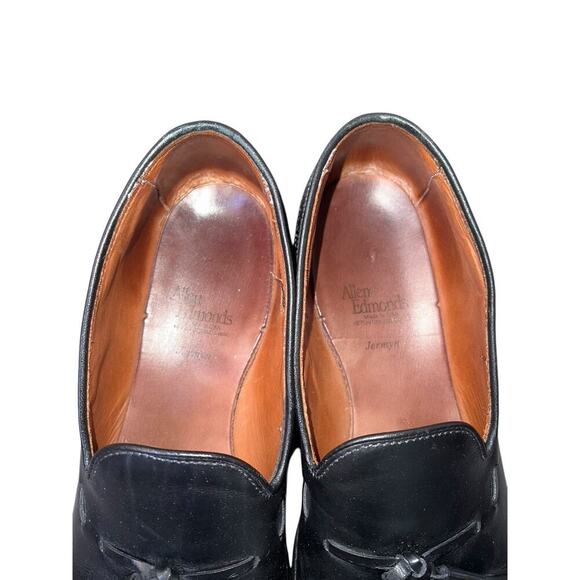 Allen Edmonds Jermyn 11D 5007 Black Cap Toe Tassle Loafer - Picture 4 of 4